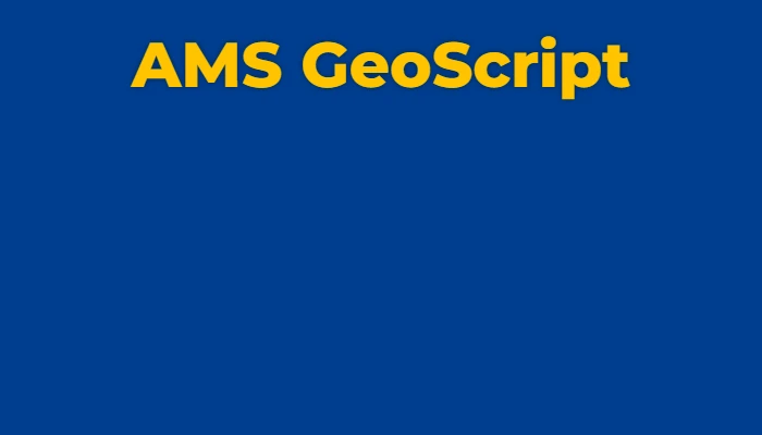 AMS GeoScript
