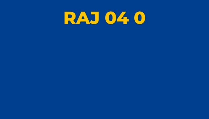 RAJ 04 0
